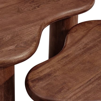 Modway EEI-7283 Hackney Mango Wood Nesting Coffee Table Set Modway