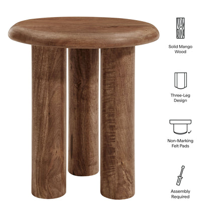 Modway EEI-7284 Mavina Mango Wood Side Table Modway