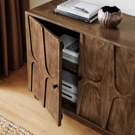 Modway EEI-7285 Veda 72" Mango Wood Sideboard Cabinet Modway