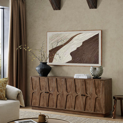 Modway EEI-7285 Veda 72" Mango Wood Sideboard Cabinet Modway