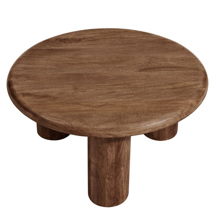 Modway EEI-7286 Mavina Round Mango Wood Coffee Table Modway