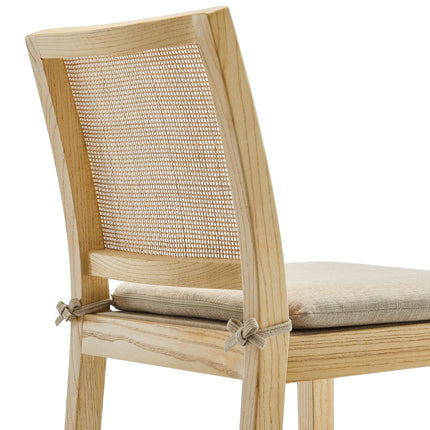 Modway EEI-7289 Ovard Wood and Rattan Bar Stool Modway