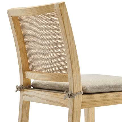 Modway EEI-7290 Ovard Wood and Rattan Counter Stool Modway