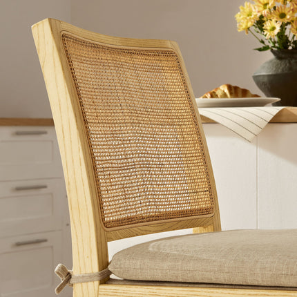 Modway EEI-7290 Ovard Wood and Rattan Counter Stool Modway