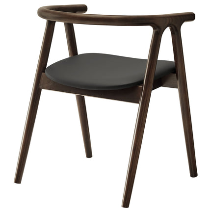 Modway EEI-7291 Henry Vegan Leather and Wood Dining Chair Modway