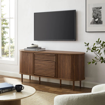 Modway EEI-7293 Harlan 67" Fluted Oval Sideboard Cabinet Modway