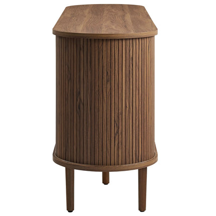 Modway EEI-7293 Harlan 67" Fluted Oval Sideboard Cabinet Modway