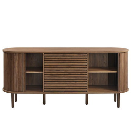 Modway EEI-7293 Harlan 67" Fluted Oval Sideboard Cabinet Modway
