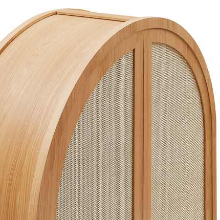 Modway EEI-7294 Calista 79" Tall Wide Rattan Arched Storage Cabinet Modway