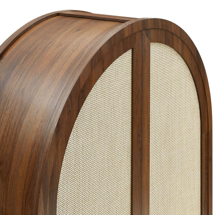 Modway EEI-7294 Calista 79" Tall Wide Rattan Arched Storage Cabinet Modway