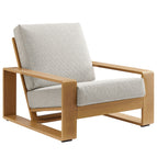 Ivory Natural / Aluminum Faux Wood