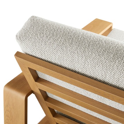 Modway EEI-7296 Lirienne Outdoor Patio Aluminum Faux Wood Armchair Modway