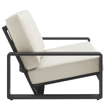 Modway EEI-7301 Lirienne Outdoor Patio Aluminum Loveseat Modway