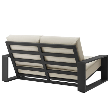 Modway EEI-7301 Lirienne Outdoor Patio Aluminum Loveseat Modway