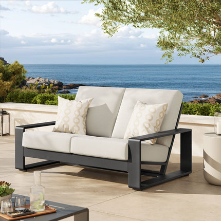 Modway EEI-7301 Lirienne Outdoor Patio Aluminum Loveseat Modway