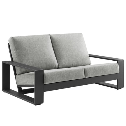 Modway EEI-7301 Lirienne Outdoor Patio Aluminum Loveseat Modway