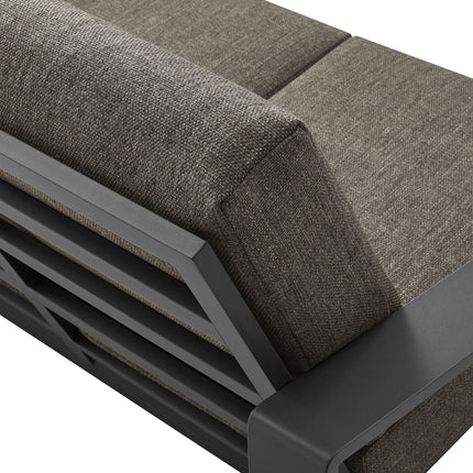 Modway EEI-7301 Lirienne Outdoor Patio Aluminum Loveseat Modway