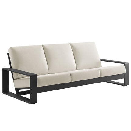 Modway EEI-7302 Lirienne Outdoor Patio Aluminum Sofa Modway