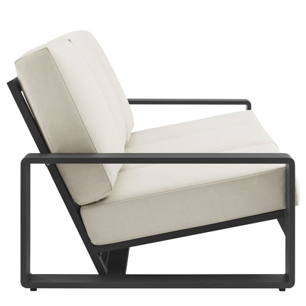 Modway EEI-7307 Lirienne 2-Piece Outdoor Patio Aluminum Furniture Set Modway