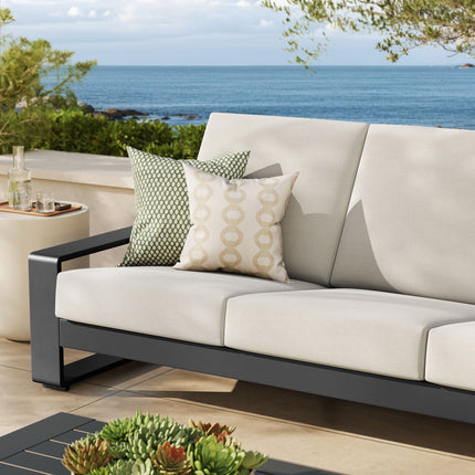 Modway EEI-7302 Lirienne Outdoor Patio Aluminum Sofa Modway