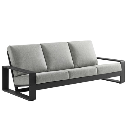 Modway EEI-7302 Lirienne Outdoor Patio Aluminum Sofa Modway