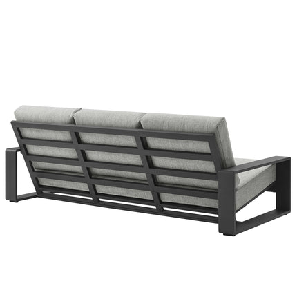 Modway EEI-7307 Lirienne 2-Piece Outdoor Patio Aluminum Furniture Set Modway