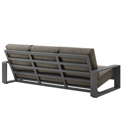 Modway EEI-7302 Lirienne Outdoor Patio Aluminum Sofa Modway