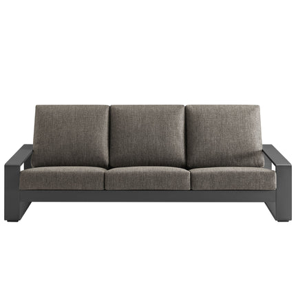 Modway EEI-7302 Lirienne Outdoor Patio Aluminum Sofa Modway