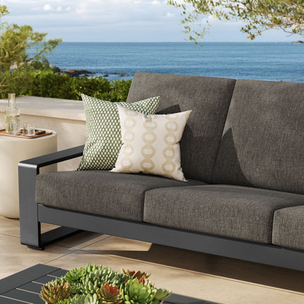 Modway EEI-7302 Lirienne Outdoor Patio Aluminum Sofa Modway