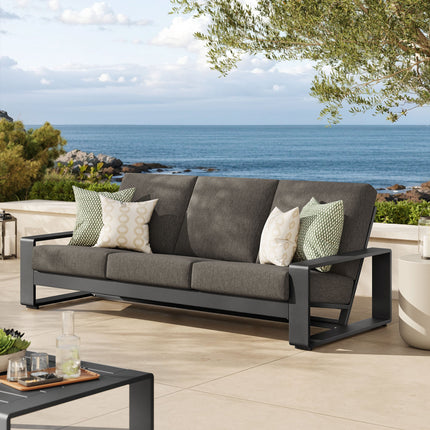 Modway EEI-7302 Lirienne Outdoor Patio Aluminum Sofa Modway