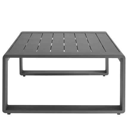 Modway EEI-7303 Lirienne Outdoor Patio Aluminum Coffee Table Modway