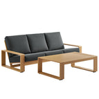 Charcoal Natural / Aluminum Faux Wood