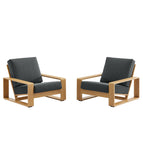 Charcoal Natural / Aluminum Faux Wood