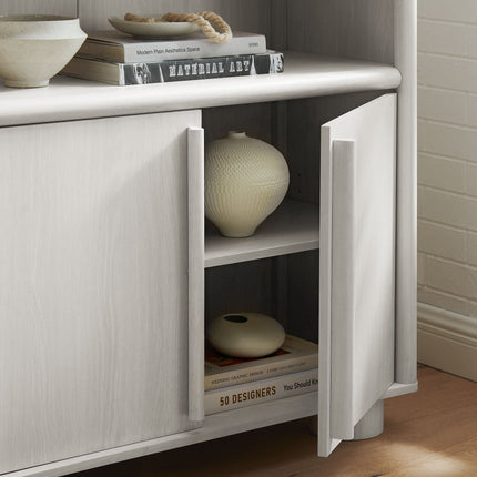 Modway EEI-7314 Bellamy Tall Arched Display Cabinet Bookcase Modway