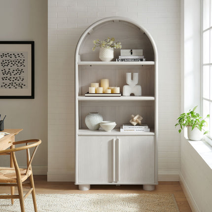 Modway EEI-7314 Bellamy Tall Arched Display Cabinet Bookcase Modway