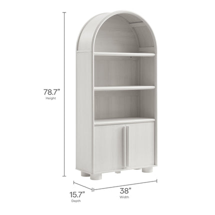 Modway EEI-7314 Bellamy Tall Arched Display Cabinet Bookcase Modway