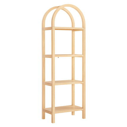 Modway EEI-7316 Vexley 72 Inch Tall Narrow Arched Bookshelf Modway