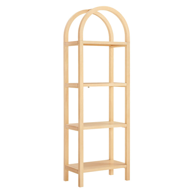 Modway EEI-7316 Vexley 72 Inch Tall Narrow Arched Bookshelf Modway
