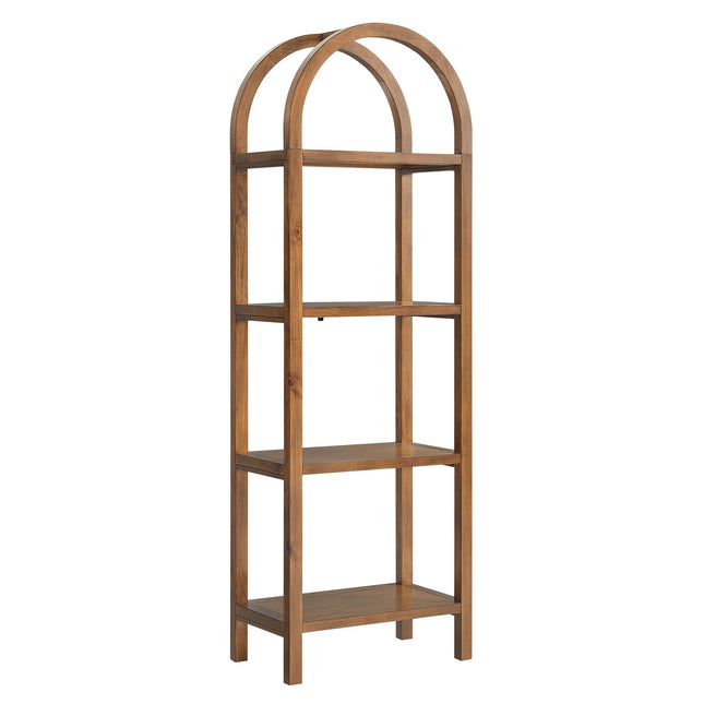 Modway EEI-7316 Vexley 72 Inch Tall Narrow Arched Bookshelf Modway