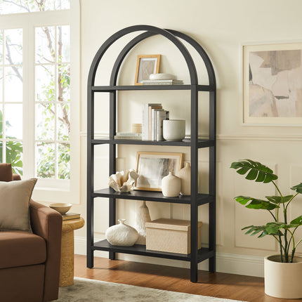 Modway EEI-7318 Vexley 72 Inch Large Arched Bookshelf Modway
