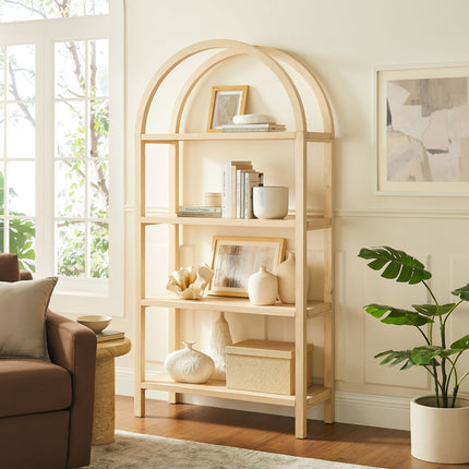 Modway EEI-7318 Vexley 72 Inch Large Arched Bookshelf Modway