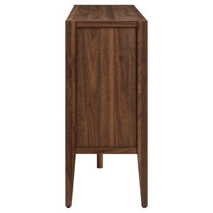 Modway EEI-7319 Nell 72" Glass Door Sideboard Storage Display Cabinet Modway
