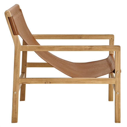 Modway EEI-7324 Sonora Leather Sling Chair - Plaza Home Decor