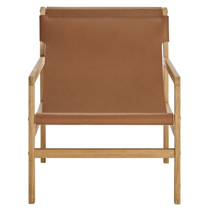 Modway EEI-7324 Sonora Leather Sling Chair - Plaza Home Decor