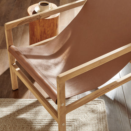 Modway EEI-7324 Sonora Leather Sling Chair - Plaza Home Decor