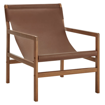 Modway EEI-7324 Sonora Leather Sling Chair - Plaza Home Decor