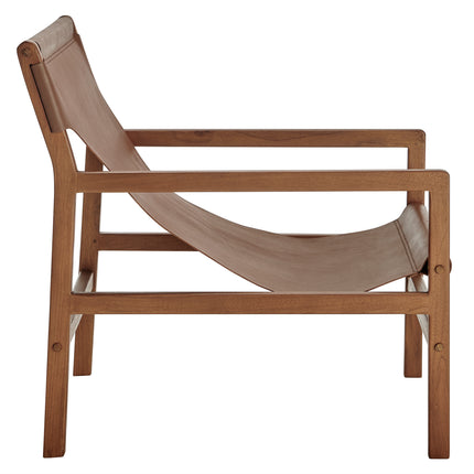 Modway EEI-7324 Sonora Leather Sling Chair - Plaza Home Decor