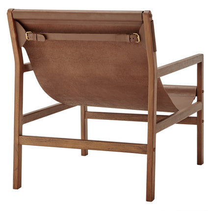 Modway EEI-7324 Sonora Leather Sling Chair - Plaza Home Decor