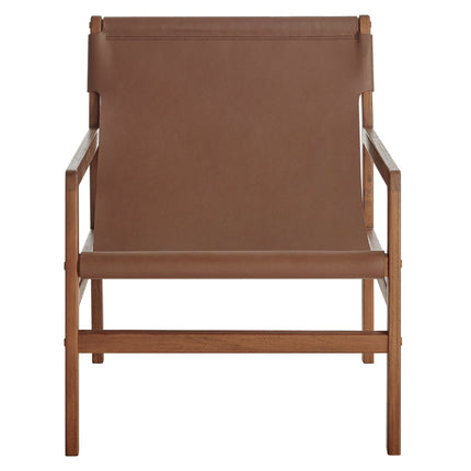 Modway EEI-7324 Sonora Leather Sling Chair - Plaza Home Decor