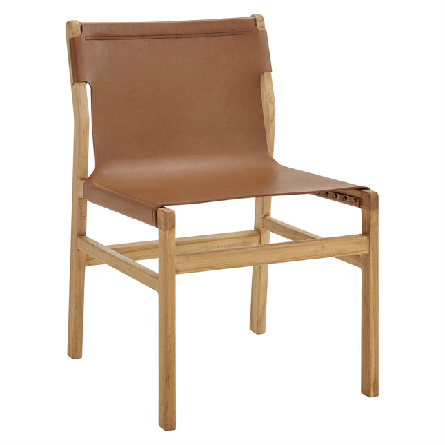 Modway EEI-7326 Sonora Leather Dining Side Chair - Plaza Home Decor